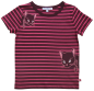 Mobile Preview: Enfant Terrible T-Shirt mit Katzenapplikation aus Bio Baumwolle GOTS